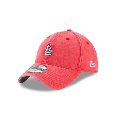 Red St. Louis Cardinals Hat - New Era MLB Rugged Mini 9TWENTY Adjustable Caps USA7310628